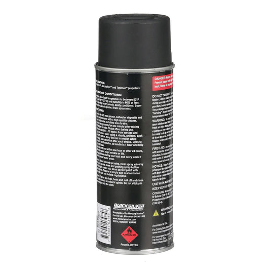 Quicksilver 802878Q50 – Black Satin Enamel Propeller Spray Paint (340 g)