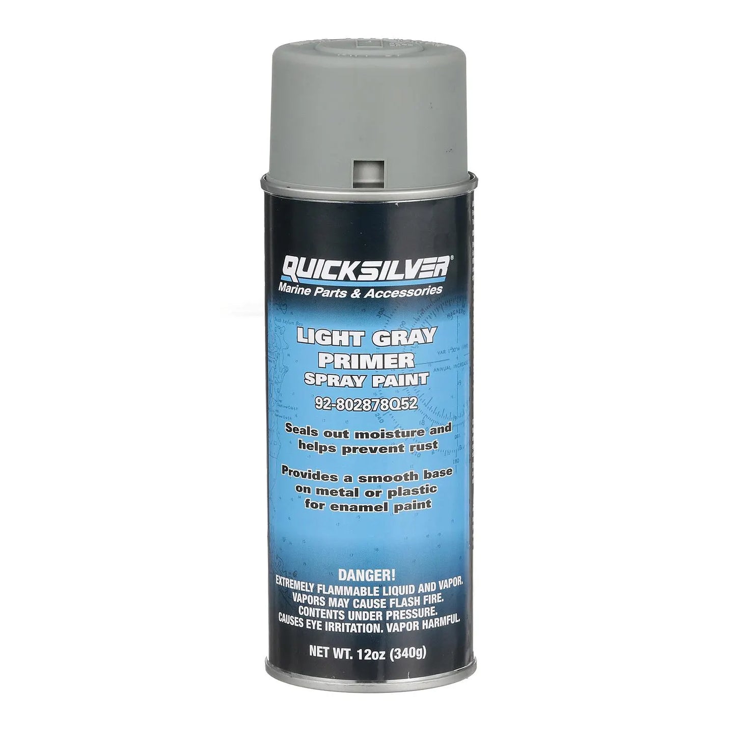 Quicksilver 8M0185748 – Light Gray Primer Spray Paint (340 g)