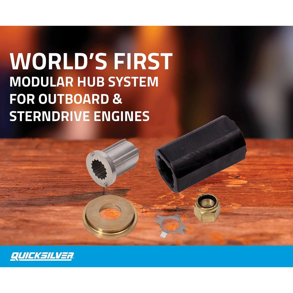 Quicksilver 835257Q1 Flo‑Torq II Hub Kit – Propellernaben‑Set für Mercury, Mariner & MerCruiser