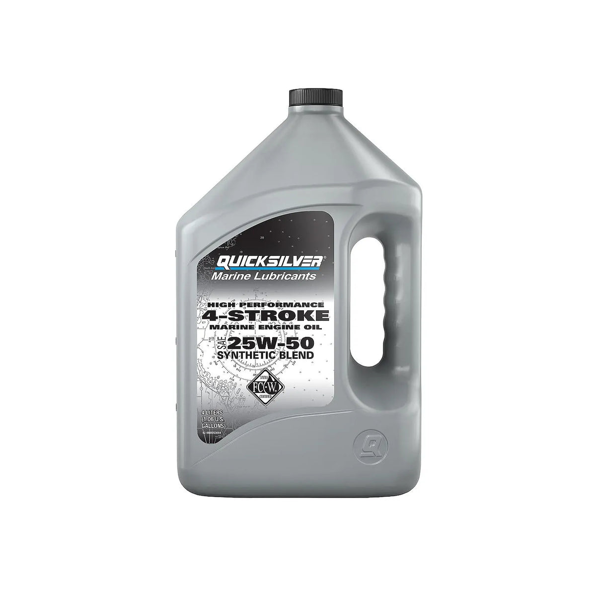 Quicksilver 25W-50 High Performance Marine Motoröl – 4 Liter
