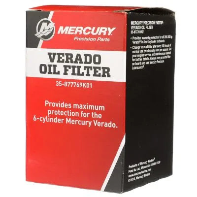 Mercury 877769K01 4-Stroke Motorölfilter für L6 200–400 PS Verado Außenborder