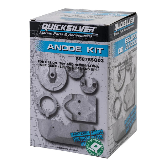 Quicksilver 888755Q03 Magnesium Anode Kit für MerCruiser Alpha One Gen II (1991 & neuer)