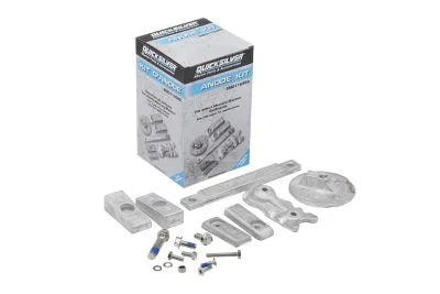 Quicksilver 8M0116589 Transom- und Gear Case Aluminium Anode Kit für Mercury Verado 350-400hp L6