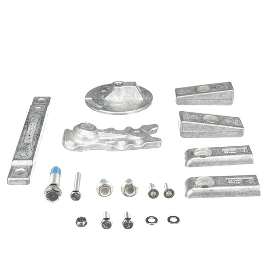 Mercury 8M0116590 Aluminium Anode Kit für Mercury L6 350-400hp Verado Außenbordmotoren