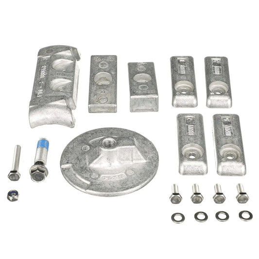 Quicksilver 8M0126670 Aluminium Anode Kit für Mercury 200-300hp L6 Verado Außenbordmotoren