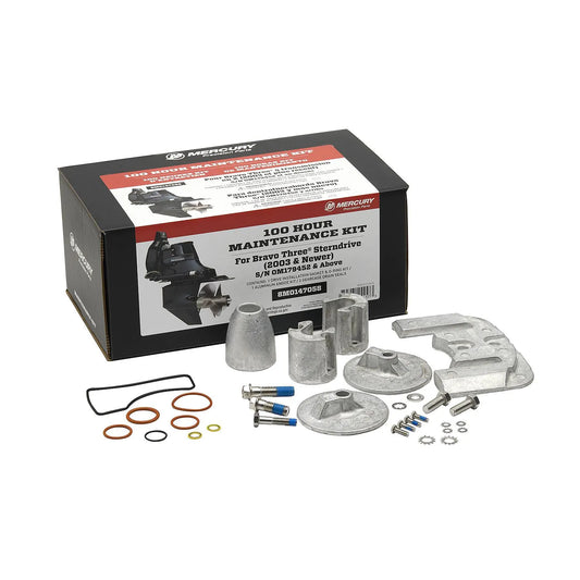 Mercury 8M0147058 Bravo Three 100‑Stunden Wartungs‑Kit – Service‑Set für MerCruiser Z‑Antriebe ab 2003