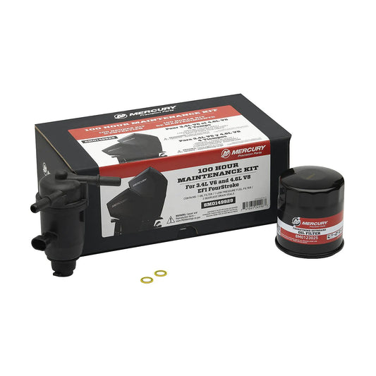 Mercury 100-Stunden Wartungskit – 8M0149929 für V6 & V8 175–300 PS FourStroke