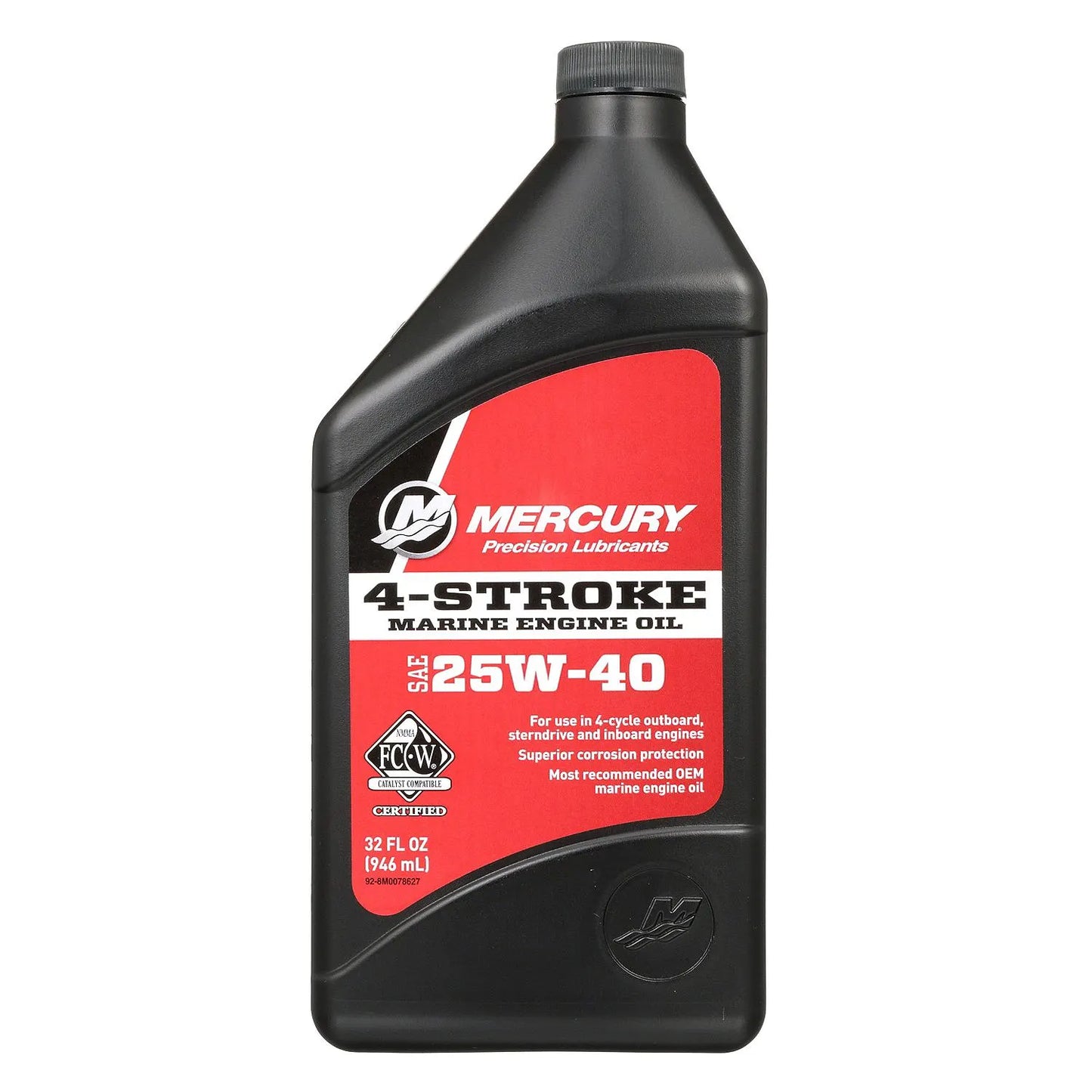 Mercury 4-Takt 25W-40 mineralisch Motoröl 1 Liter