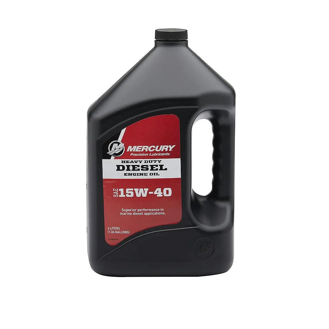 Mercury 15W-40 Heavy Duty Diesel Motoröl 1 Gallone 3,78 Liter 8M0228449