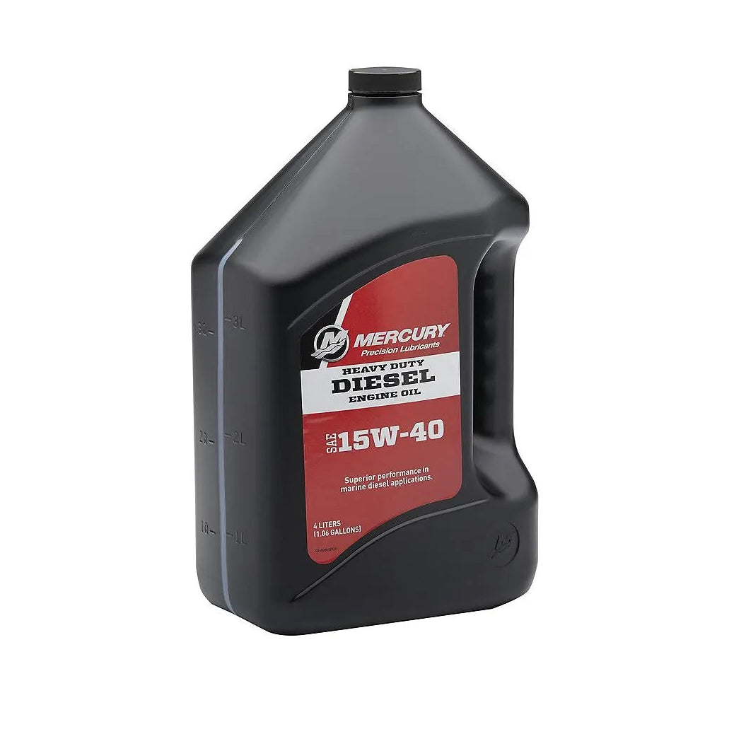 Mercury 15W-40 Heavy Duty Diesel Motoröl 1 Gallone 3,78 Liter 8M0228449