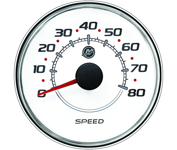 Mercury SC100 SmartCraft Speedometer 85 mm weiß – 8M0052874