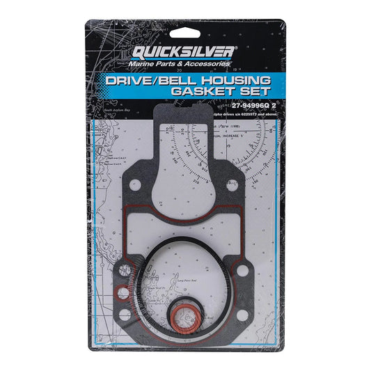 Quicksilver 94996Q2 – Bell Housing Gasket Kit für MerCruiser R, MR & Alpha One Gen II