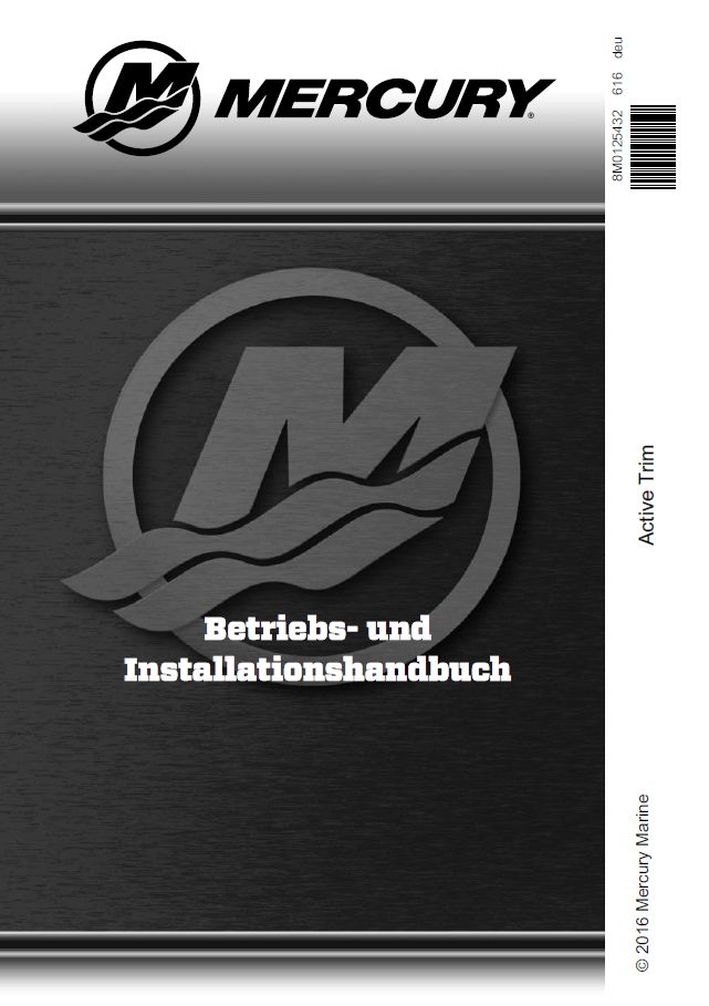 Mercury Smartcraft Active Trim Betriebs- und Installationshandbuch - Marina Wassersport GmbH
