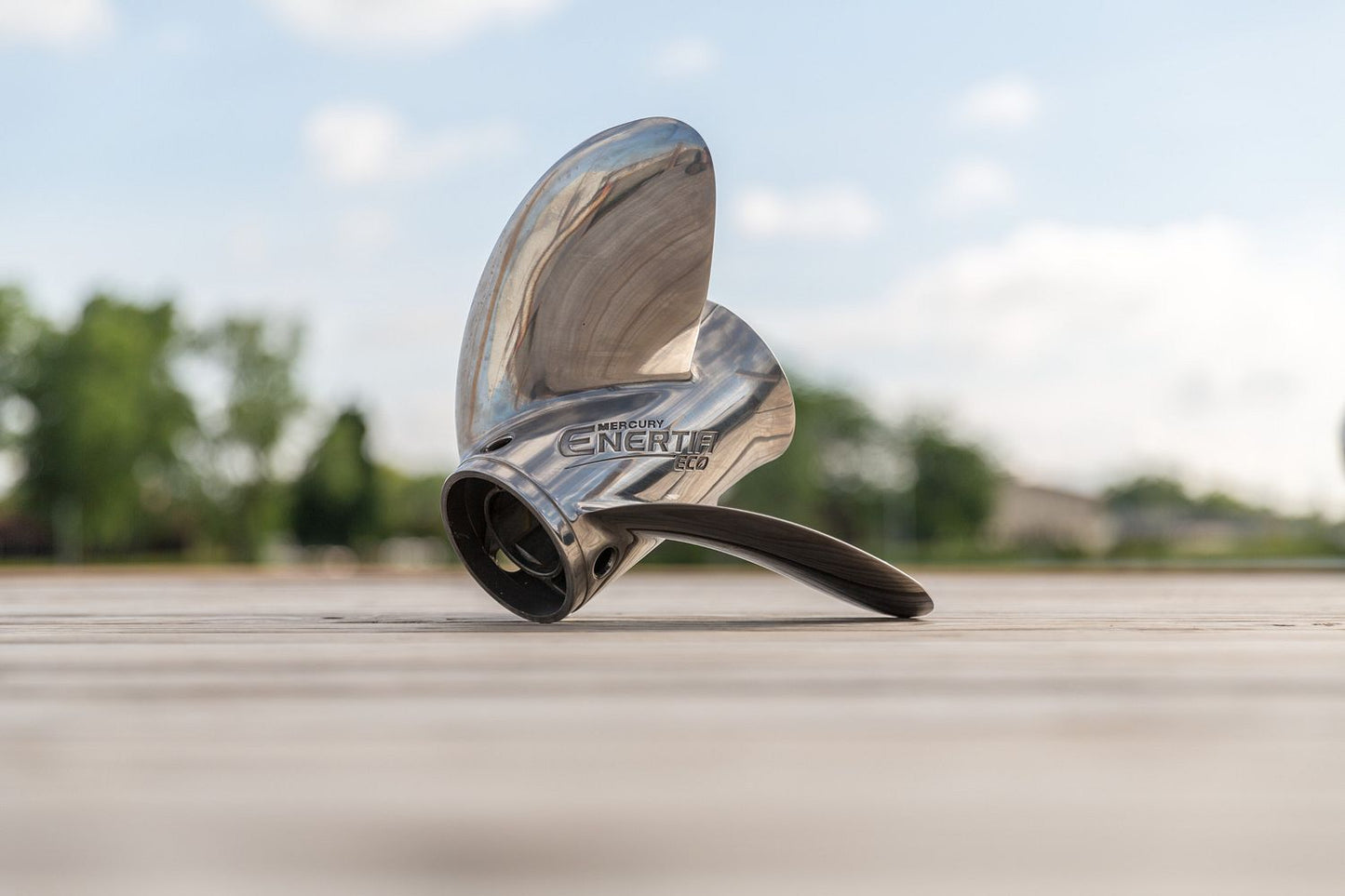 Mercury Enertia ECO Edelstahlpropeller 3‑Blatt 16 × 22 RH 8M0151261