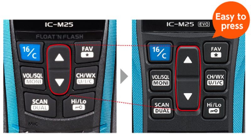 ICOM IC-M25 Euro EVO UKW Handfunkgerät marineblau