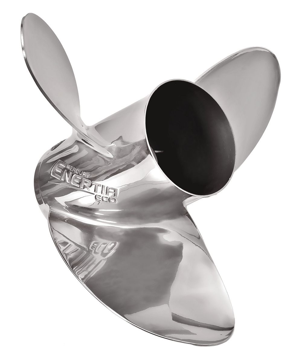 Mercury Enertia ECO Edelstahlpropeller 3‑Blatt 16 × 22 RH 8M0151261