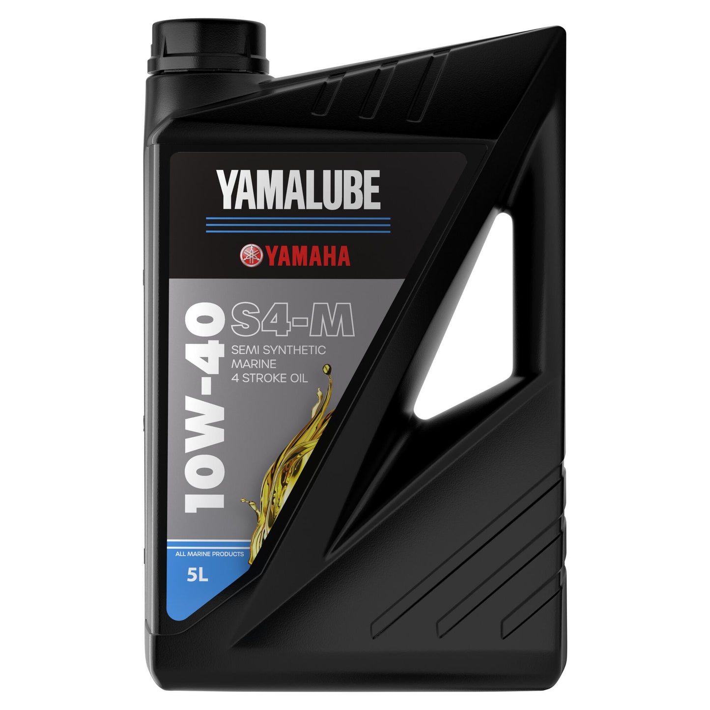 Yamalube Marine 10W-40 Teilsynthetisches Motoröl (S4-M) 5 Liter