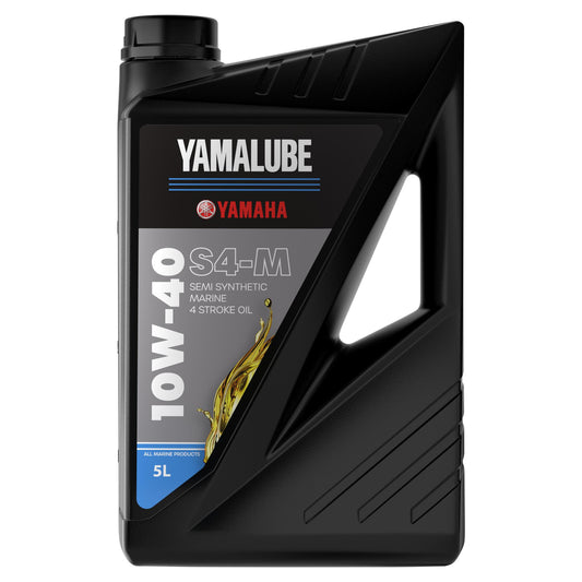 Yamalube Marine 10W-40 Teilsynthetisches Motoröl (S4-M) 5 Liter