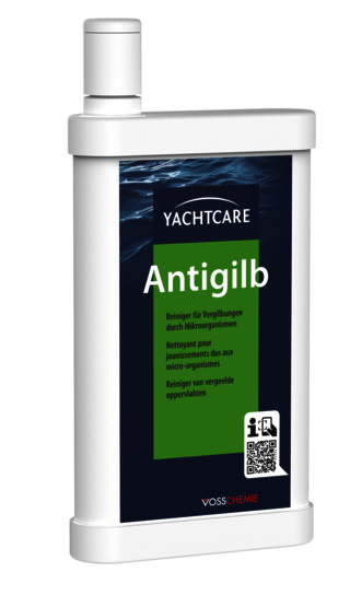 Yachtcare Antigilb – Gel gegen Vergilbung & „Gelbe Welle“ auf Gelcoat & Kunststoff (500 ml)