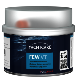 Yachtcare FEW VT – Styrolfreier 2K Polyester Fein- & Ziehspachtel