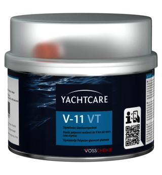 Yachtcare V-11 VT Faserspachtel – 2K Glasfaser‑Spachtel & Klebmasse styrolfrei 400g